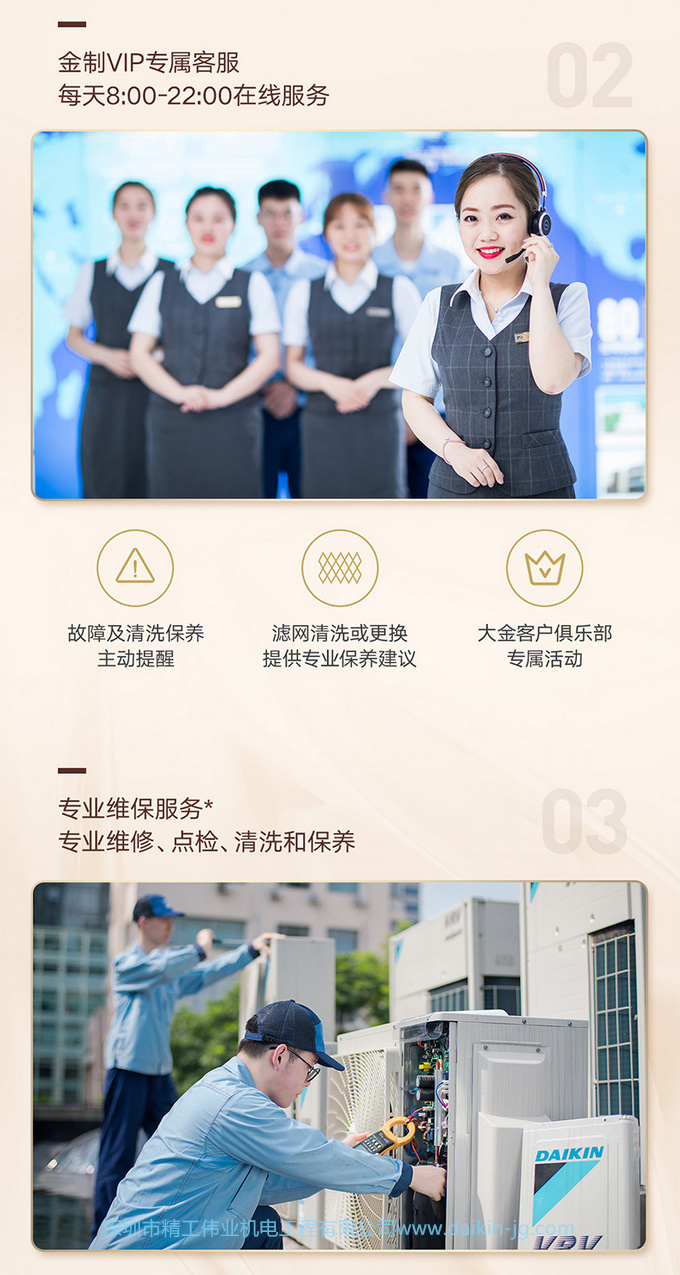 DAIKIN/大金5匹一拖三 VRV-U家用中央空调采暖地暖变频双用多联机(图17)