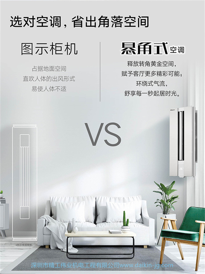 Daikin/大金FTZW136WC-W1+FKXW172WAC-W变频冷暖家用空调组合套装(图9)