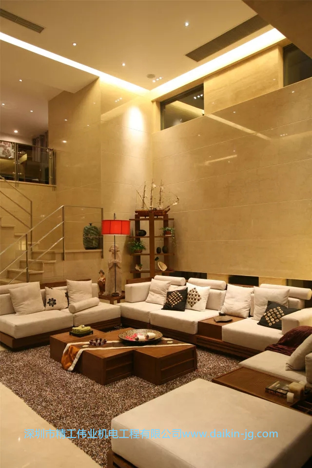 大金自由静压风管式室内机安装效果图 大金自由静压风管式室内机安装效果图