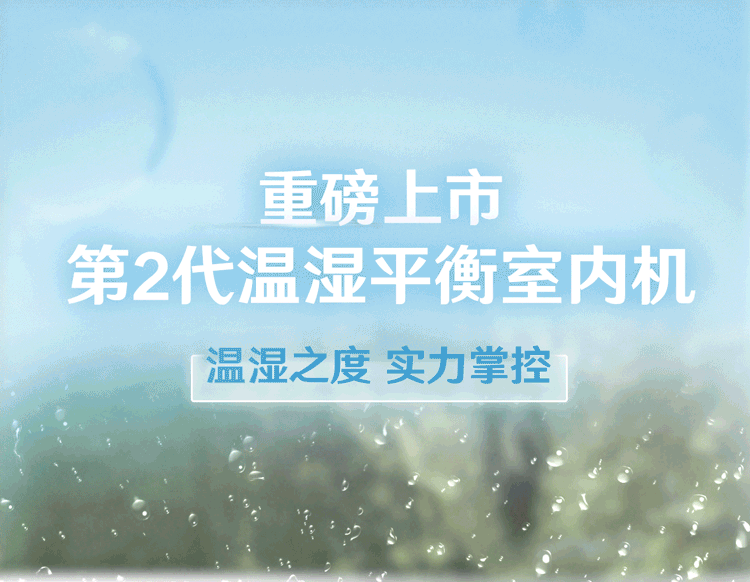 大金中央空调第2代温湿平衡室内机，温湿之度，实力掌握。